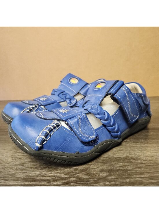 TMA EYES Women's Braided Closed-Toe Leather Athletic Sandal Strappy Size 10 NEW - Picture 2 of 9